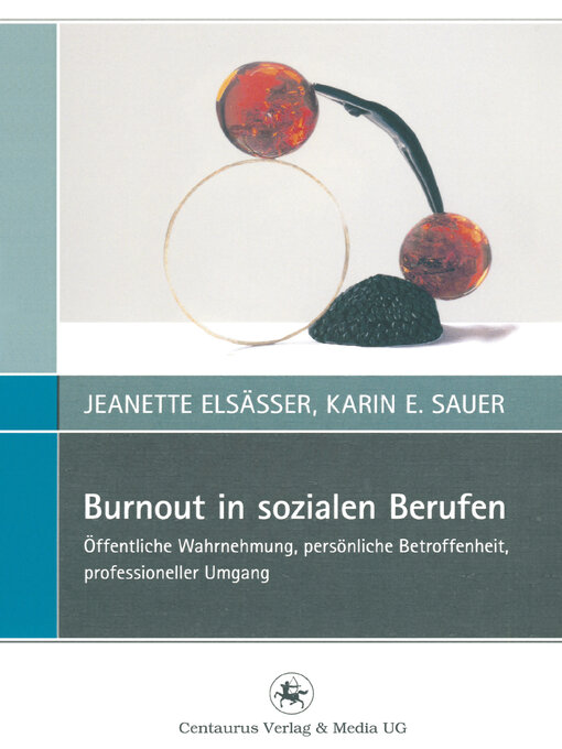 Title details for Burnout in sozialen Berufen by Jeanette Elsässer - Available
